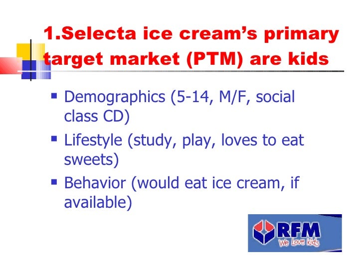 selecta ice cream ingredients selecta pricing strategy